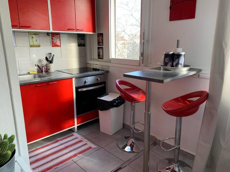 Appartamento Parking Prive,T1 Bis, 10Mn Lyon Centre Villeurbanne Esterno foto